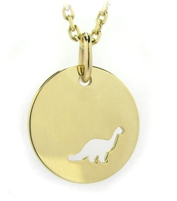 Pendentif nounours or.