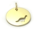 Pendentif bébé or - Pendentif dinosaure.