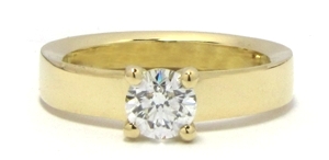 Solitaire diamant demi carat.