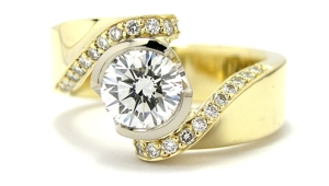 Bague solitaire diamant 1 carat