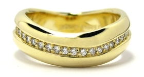 Alliance Anneau de Vie diamants