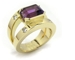 Bague améthyste or