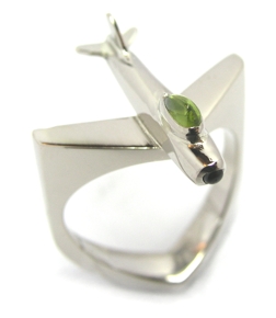 Bague pour homme bicolore