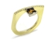 Bague citrine diamants