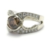 Bague diamant cognac.