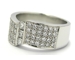 Bague diamant platine.