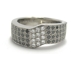 Bague diamants noirs.