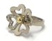 Bague fleur diamants