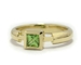 Bague olivine.