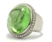 Bague péridot diamant