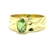 Bague peridot.