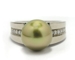 Bague perle de Tahiti diamants