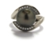 Bague perle de Tahiti diamants