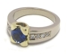 Bague saphir diamants
