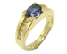 Bague saphir diamants