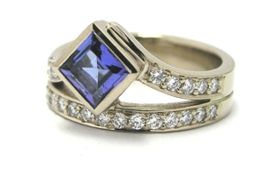 Bague tanzanite - Niederländer