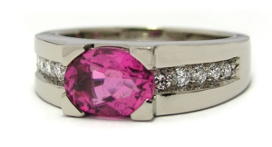 Bague tourmaline rose - Niederländer
