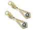 Boucles d'oreilles aigue marine