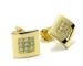 Boucles d'oreilles carrés diamants