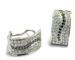 Boucles d'oreilles diamant noir.