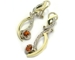 Boucles d'oreilles grenat
