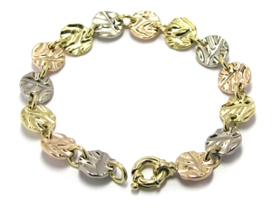 Bracelet or froissé.
