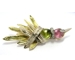 Broche oiseau tourmaline