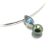 Pendentif aigue marine