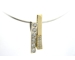 Pendentif barrette diamants