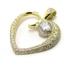 Pendentif coeur diamant