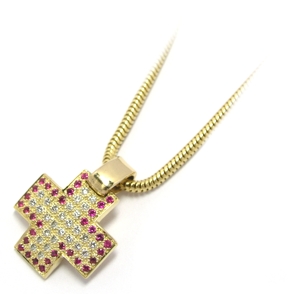 Pendentif croix diamants rubis - Niederländer