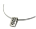 Pendentif diamants noirs.