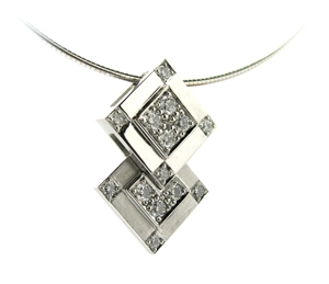Pendentif diamant solitaire