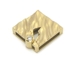Pendentif diamant or froissé.