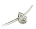 Pendentif diamant poire.