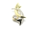 Pendentif diamant serti clos