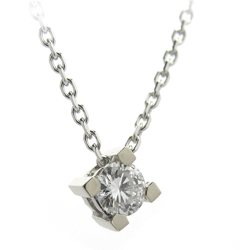 Pendentif solitaire diamant.