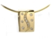 Pendentif diamant or jaune