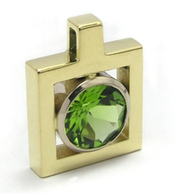 Pendentifs péridots.
