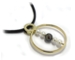 Pendentif perle noire