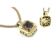 Pendentif quartz fumé