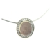 Pendentif quartz rose