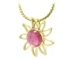 Pendentif soleil tourmaline.