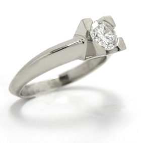 Solitaire diamant 0,75 carat