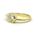 Solitaire diamant serti demi clos